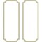 Ekena Millwork 28-in. W x 72-in. H Sussex Floral Panel Moulding Kit Double Panel PMLKSU28X72B - alternate 4